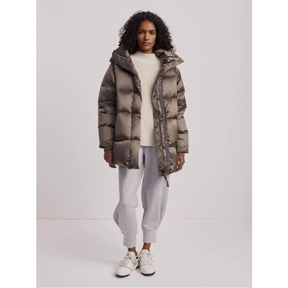 Varley Canton Down Jacket — brushed olive metallic - Picture 2 of 11